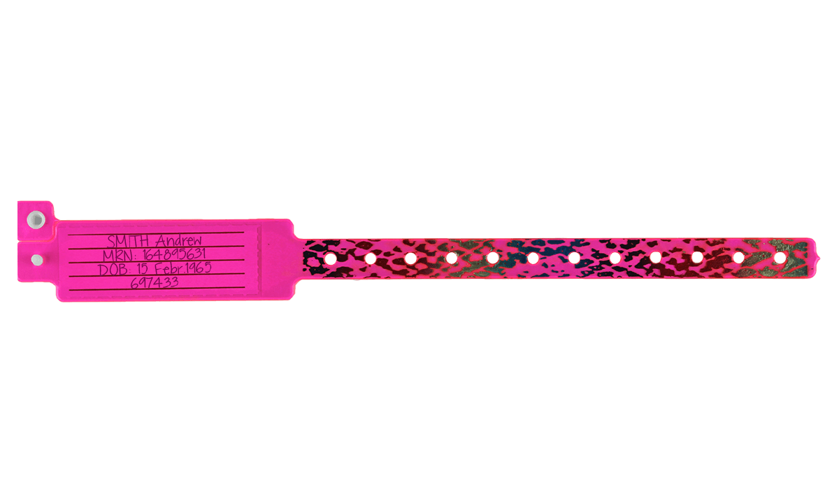Veri-Color Insert Wristbands Adult/Pediatric Size Splash Straps