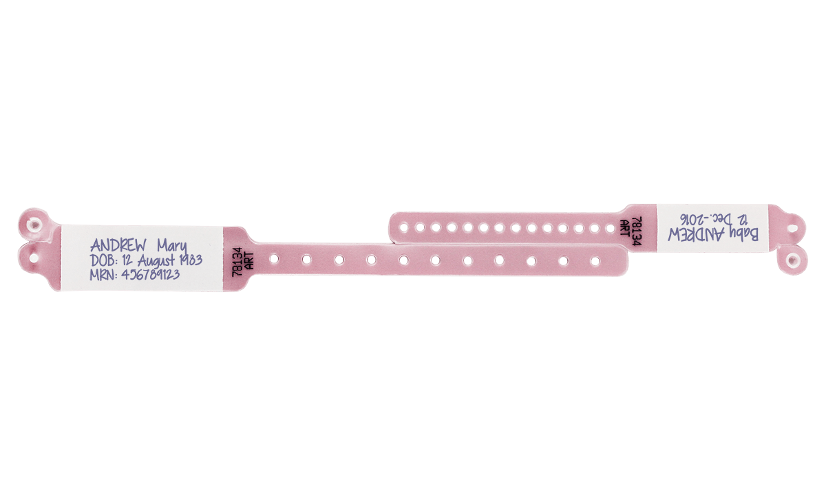 Speedi-Print Mother-Infant Write-On Wristbands