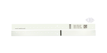 CompuBand Direct Thermal Wristband - Adult/Pediatric Size - 500 wristbands